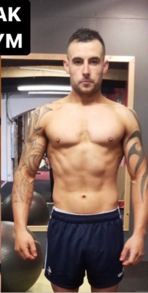 OAK GYM member after their 12-week challenge, showing visible fat loss and added muscle — Dundalk